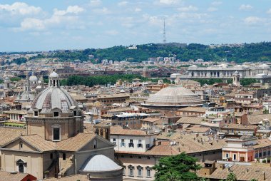 vittorio emanuele Monument Roma havadan görünümü