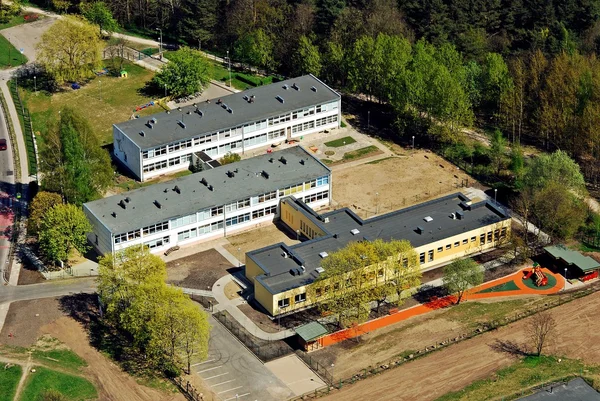 Vilnius capital da Lituânia vista aérea — Fotografia de Stock