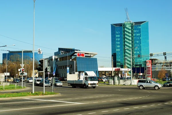 Zverynas distrikt i Vilnius på eftermiddagen gång — Stockfoto