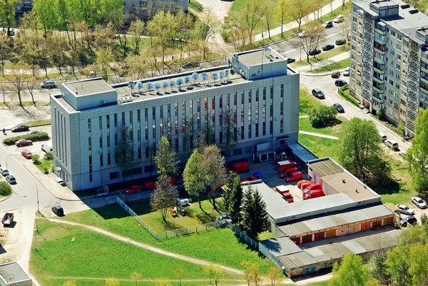 Vilnius capital da Lituânia vista aérea — Fotografia de Stock