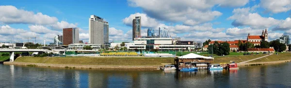 Vilnius city center with skyscrapers on September 24, 2014 — Stock Photo, Image