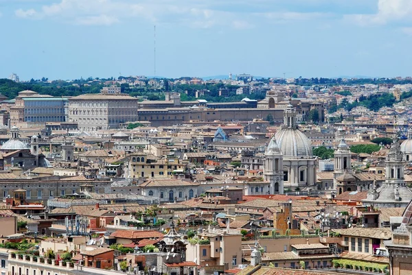 Vittorio emanuele Monument Roma havadan görünümü — Stok fotoğraf