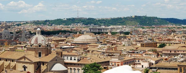 Vittorio emanuele Monument Roma havadan görünümü — Stok fotoğraf