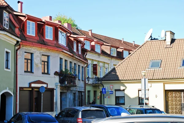 Vilnius Stadt altes Wohnhaus am 24. September 2014 — Stockfoto