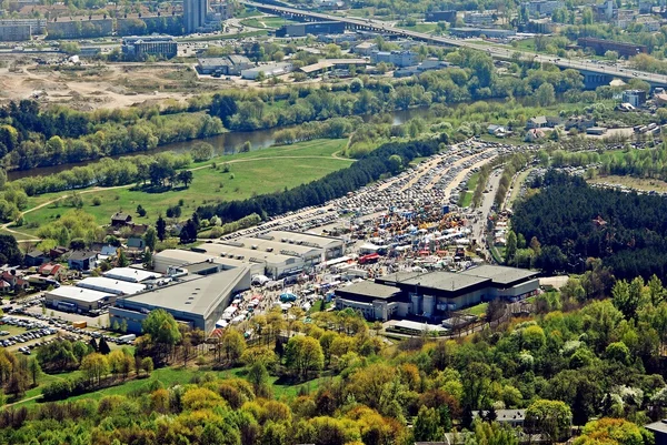 Vilna capital de Lituania vista aérea — Foto de Stock
