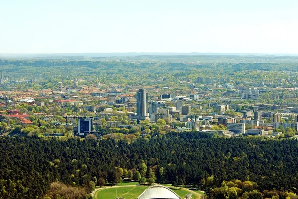 Vilnius ibukota Lithuania pandangan udara — Stok Foto
