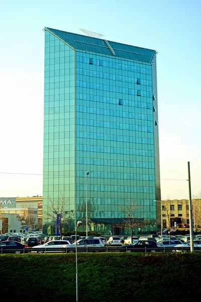 Oficina en la ciudad de Vilna en otoño el 11 de noviembre de 2014 — Foto de Stock