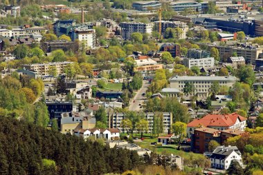 Vilnius Litvanya Hava görünümünü şehir başkenti