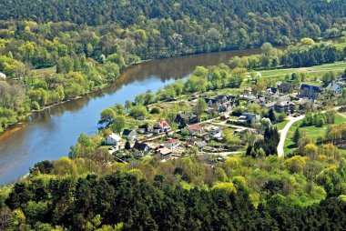 Vilnius Litvanya Hava görünümünü şehir başkenti