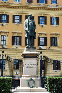 Roma şehrin Silvio Spaventa için 1 Haziran 2014 heykel