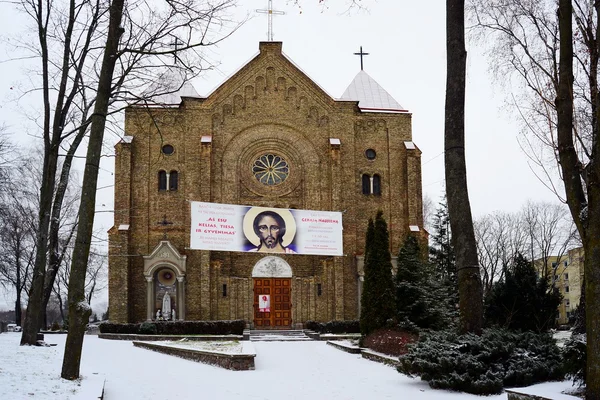 Kyrka av den obefläckade avlelsen Maria i Vilnius stad — Stockfoto
