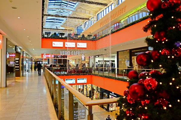 Vilnius Ozas schopping house centre internal view — Stock Photo, Image