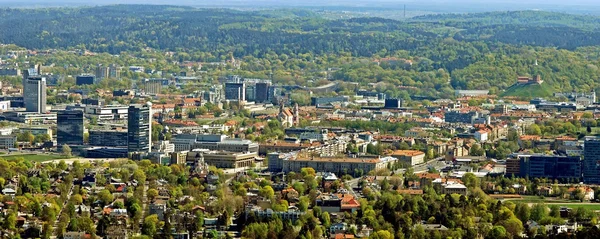 Vilnius Litvanya Hava görünümünü şehir başkenti — Stok fotoğraf