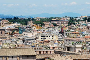vittorio emanuele Monument Roma havadan görünümü