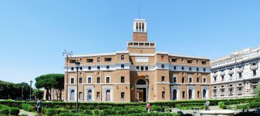  Roma şehir mimarisi görünümü üzerinde 30 Nisan 2014