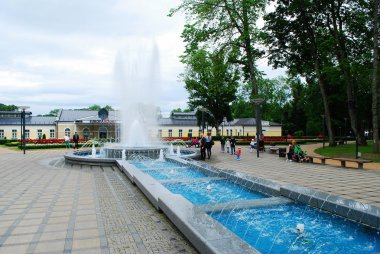 Druskininkai Güney Litvanya'daki Neman Nehri'nde bir spa şehridir