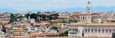 vittorio emanuele Monument Roma havadan görünümü