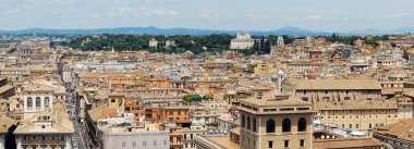 vittorio emanuele Monument Roma havadan görünümü