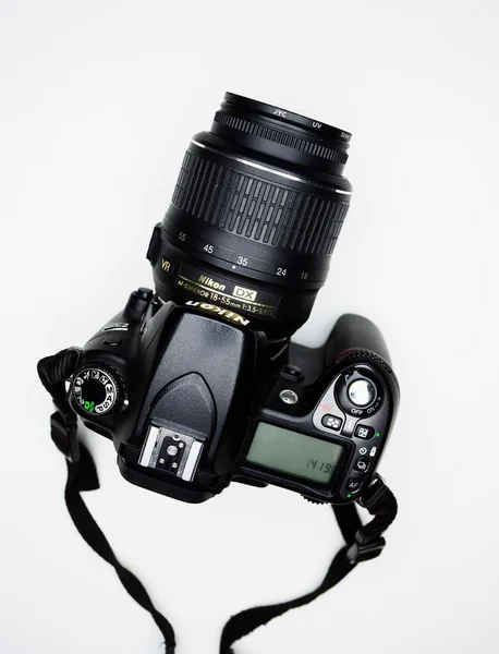 Photocamera Nikon D80 et objectif Nikkor en collection privée — Photo
