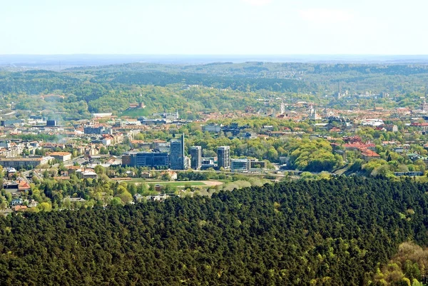 Vilnius Hauptstadt von Litauen Luftaufnahme — Stockfoto
