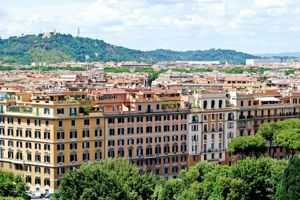 罗马市从圣安吉洛城堡鸟瞰图 — 图库照片