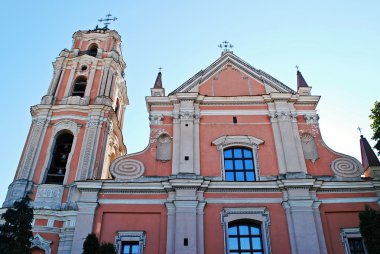 Şehirde Vilnius, Litvanya'nın başkenti tüm azizler Kilisesi. 