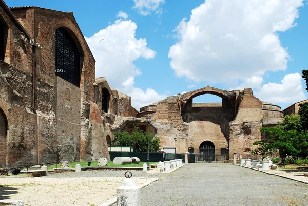 रोम मध्ये सांता मारिया डिग्ली अँजेली ई देई मार्केची बासिलिक — स्टॉक फोटो, इमेज