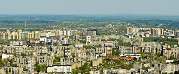 Vilnius city capital of Lithuania aerial view — Stock Photo, Image