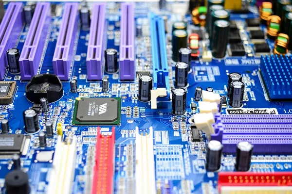 Computer motherboard in private collection on November 23, 2014 — Stock Photo, Image