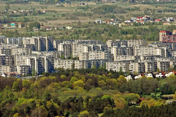 Vilnius capitale de la Lituanie vue aérienne — Photo