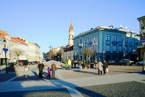 Vilnius capitale de la Lituanie vue du centre — Photo