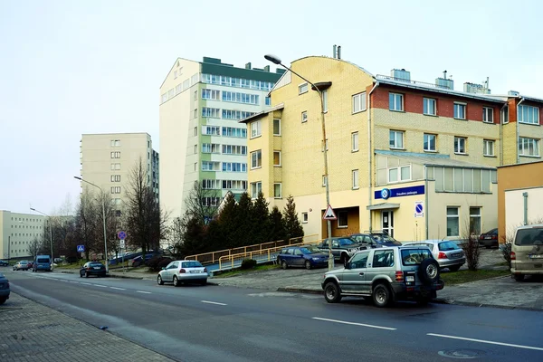 Vilnius şehir Pasilaiciai bölgesi kış zaman — Stok fotoğraf