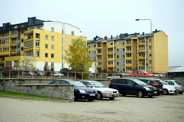 Vilnius stadsdelen Pasilaiciai höst då — Stockfoto