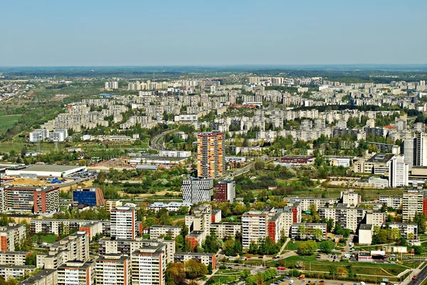 Vilna capital de Lituania vista aérea —  Fotos de Stock