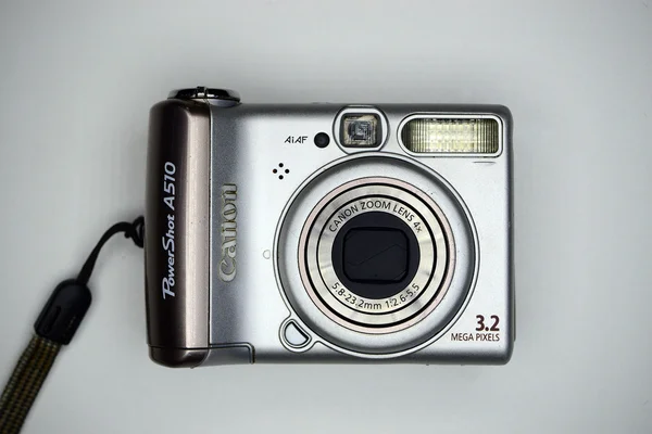 Photocamera Canon Powershot in private collection on November 23, 2014 — Stock Photo, Image