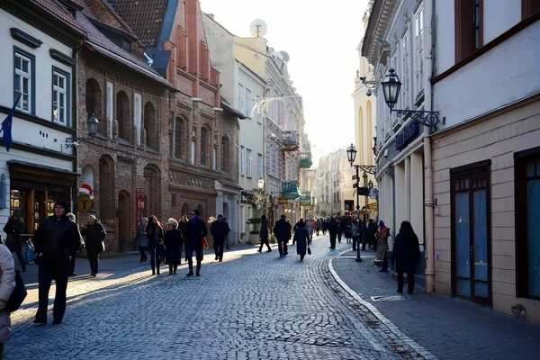 Vilnius city capital of Lithuania centre view — Stock Photo, Image