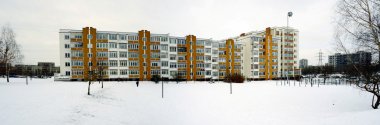 Litvanya Vilnius şehir Pasilaiciai bölgesinin başkenti kışın