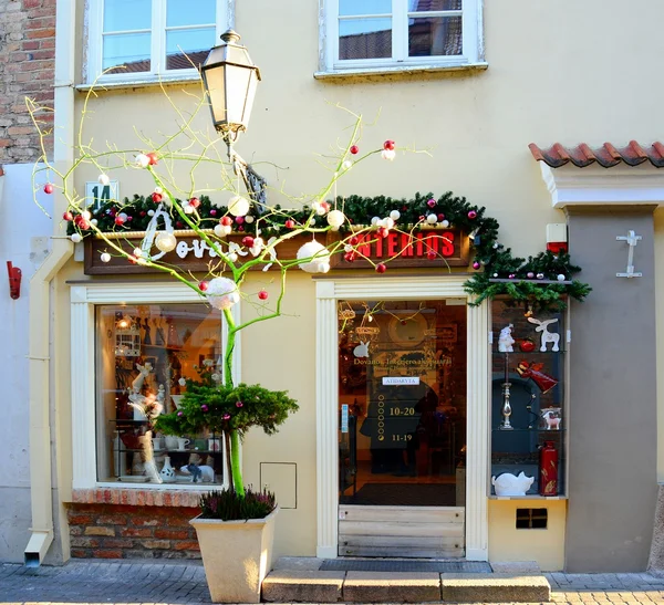 Hlavní město Vilnius Litva centrum zobrazení — Stock fotografie