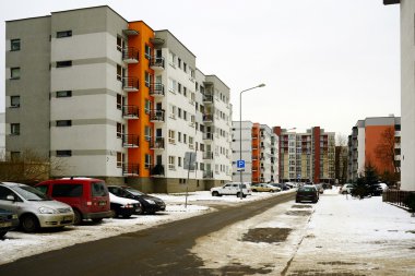 Vilnius şehir Zirmunai bölgesinde Nord şehir evleri