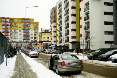 Vilnius şehir Zirmunai bölgesinde Nord şehir evleri