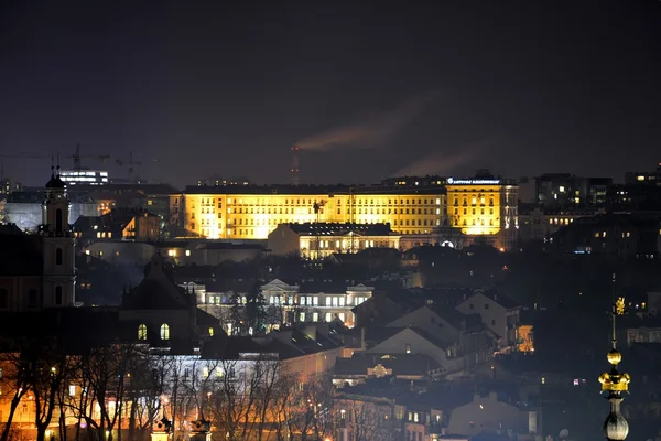 Vilnius Winterpanorama vom Burgturm von Gediminas — Stockfoto