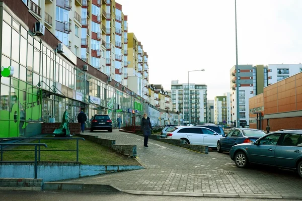 Casas de la ciudad de Vilna en el distrito de Zirmunai Nord city —  Fotos de Stock