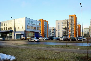 Vilnius şehir Zirmunai bölgesinde Nord şehir evleri