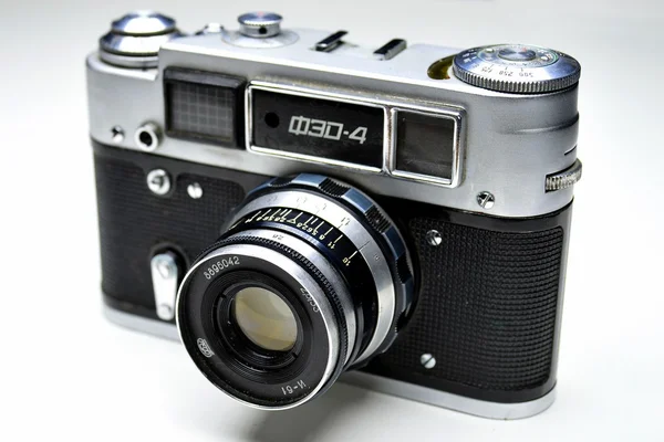 2015 年 2 月 3 日のプライベート コレクションで Photocamera Fed-4 — ストック写真