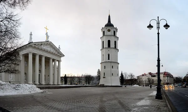 Vilnius katedral är hjärtat i den litauiska huvudstaden — Stockfoto