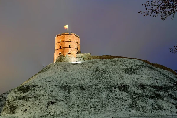 Şafak kule Kalesi, Vilnius şehrinin sembolü — Stok fotoğraf