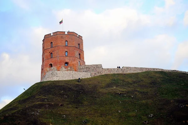 Πύργος του Gediminas κάστρο, σύμβολο της πόλης Βίλνιους — Φωτογραφία Αρχείου