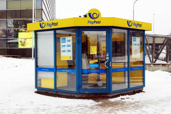 Paypost na capital da Lituânia Vilnius cidade distrito de Seskine — Fotografia de Stock