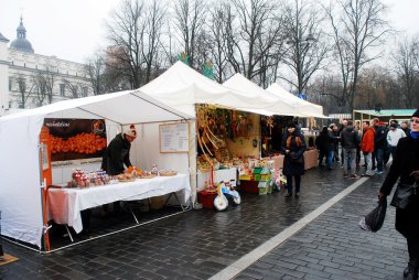 Vilnius şehirde yıllık geleneksel el sanatları Fuarı: Kaziukas Fuarı