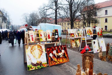 Vilnius şehirde yıllık geleneksel el sanatları Fuarı: Kaziukas Fuarı